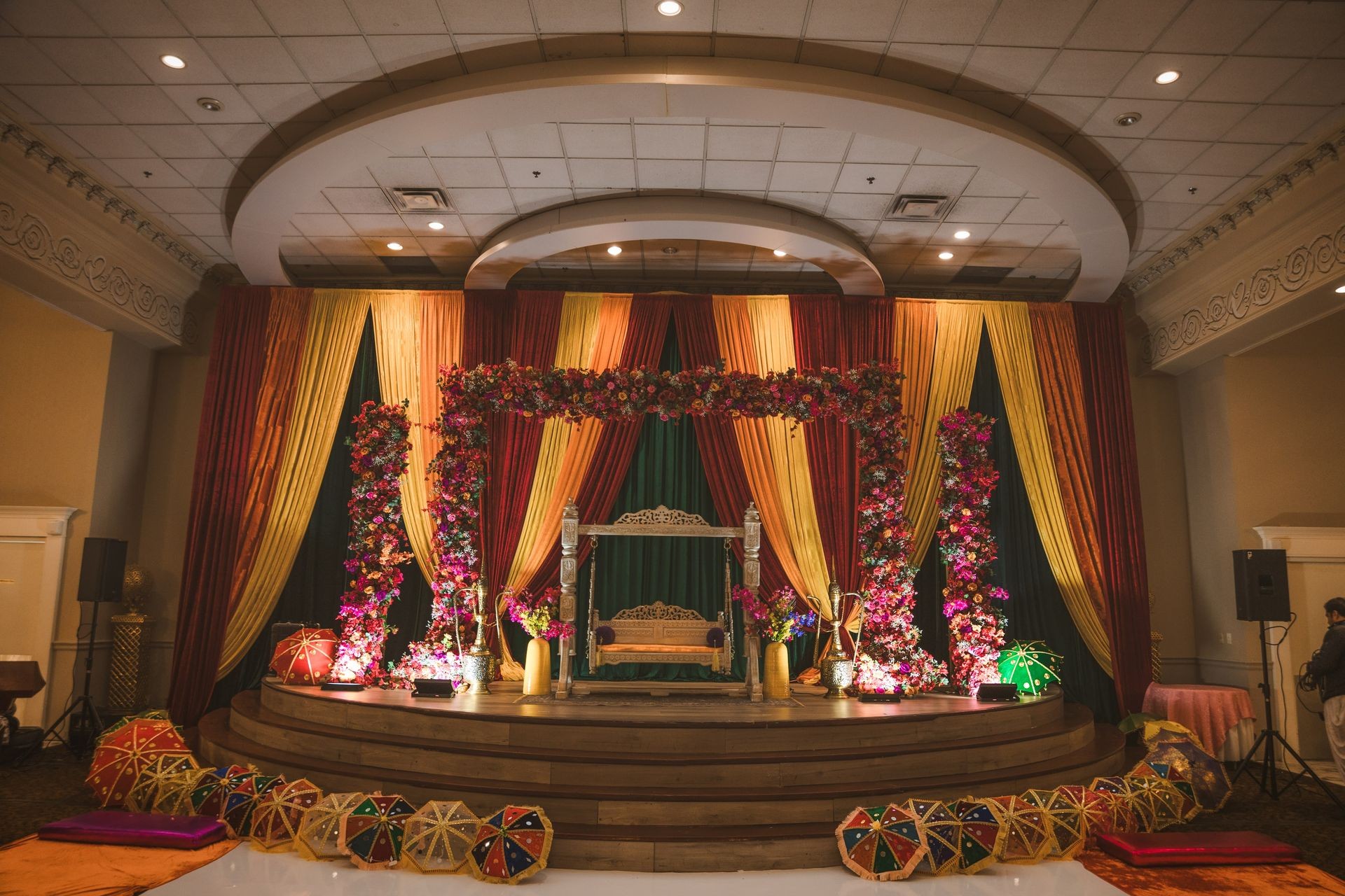 Mehndi decor for Aashir's wedding